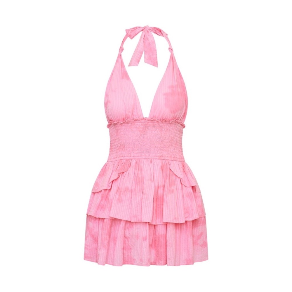 ISO LoveShackFancy Deanna Floral Halter Dress - Picture 9 of 11